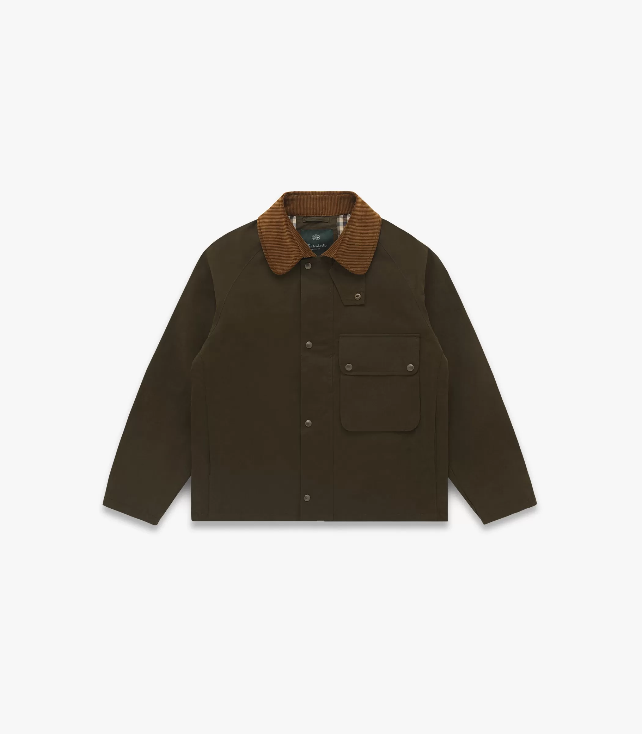 Outerwear & Jackets^Knickerbocker Bay Waxed Cotton & Nylon Jacket Olive