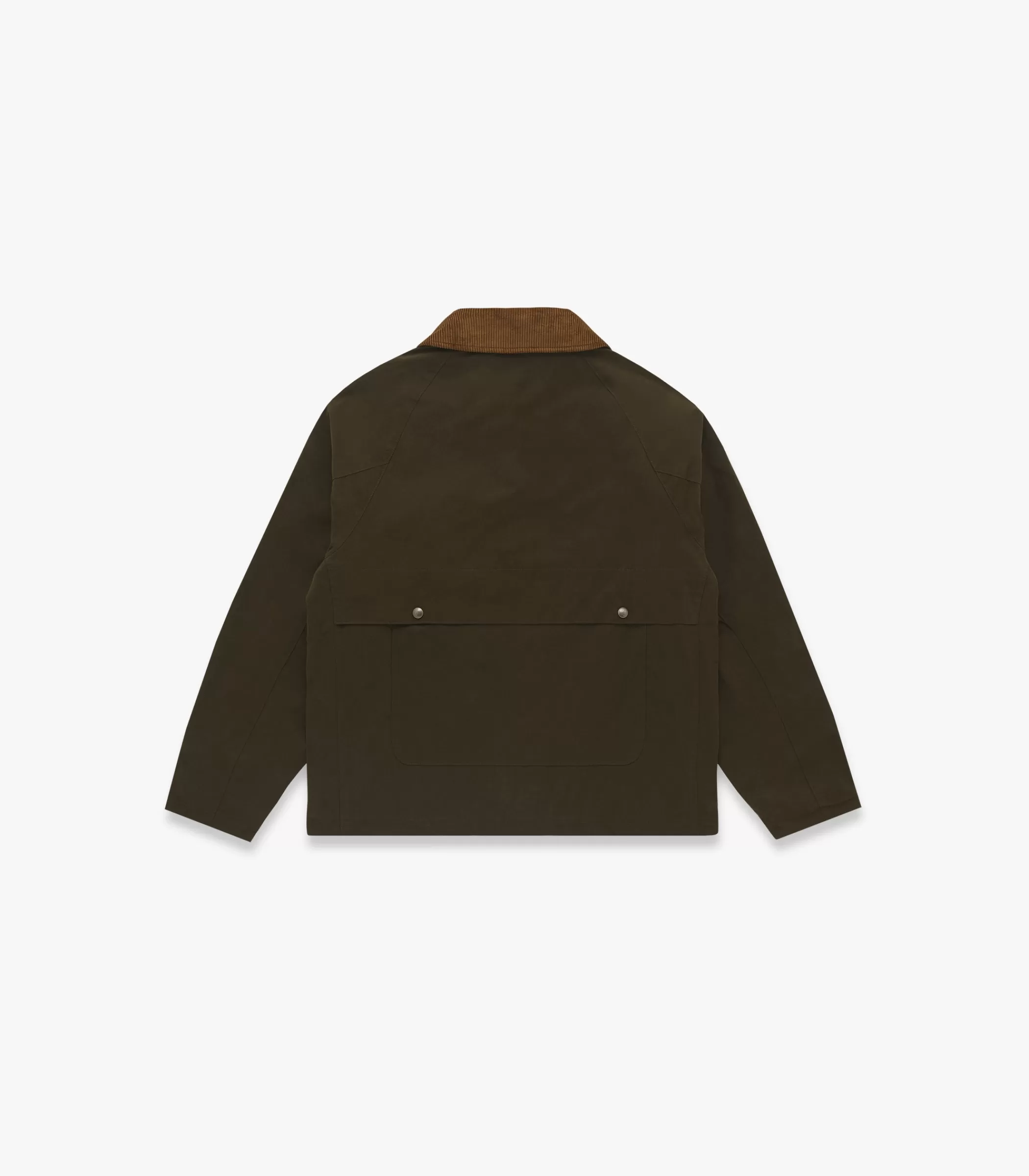 Outerwear & Jackets^Knickerbocker Bay Waxed Cotton & Nylon Jacket Olive