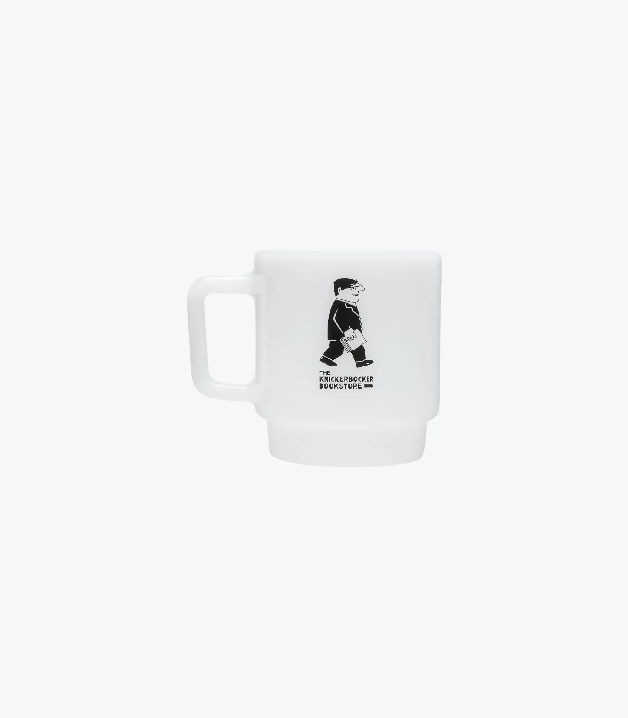 Home Goods^Knickerbocker Milk Glass Bookstore Mug Black