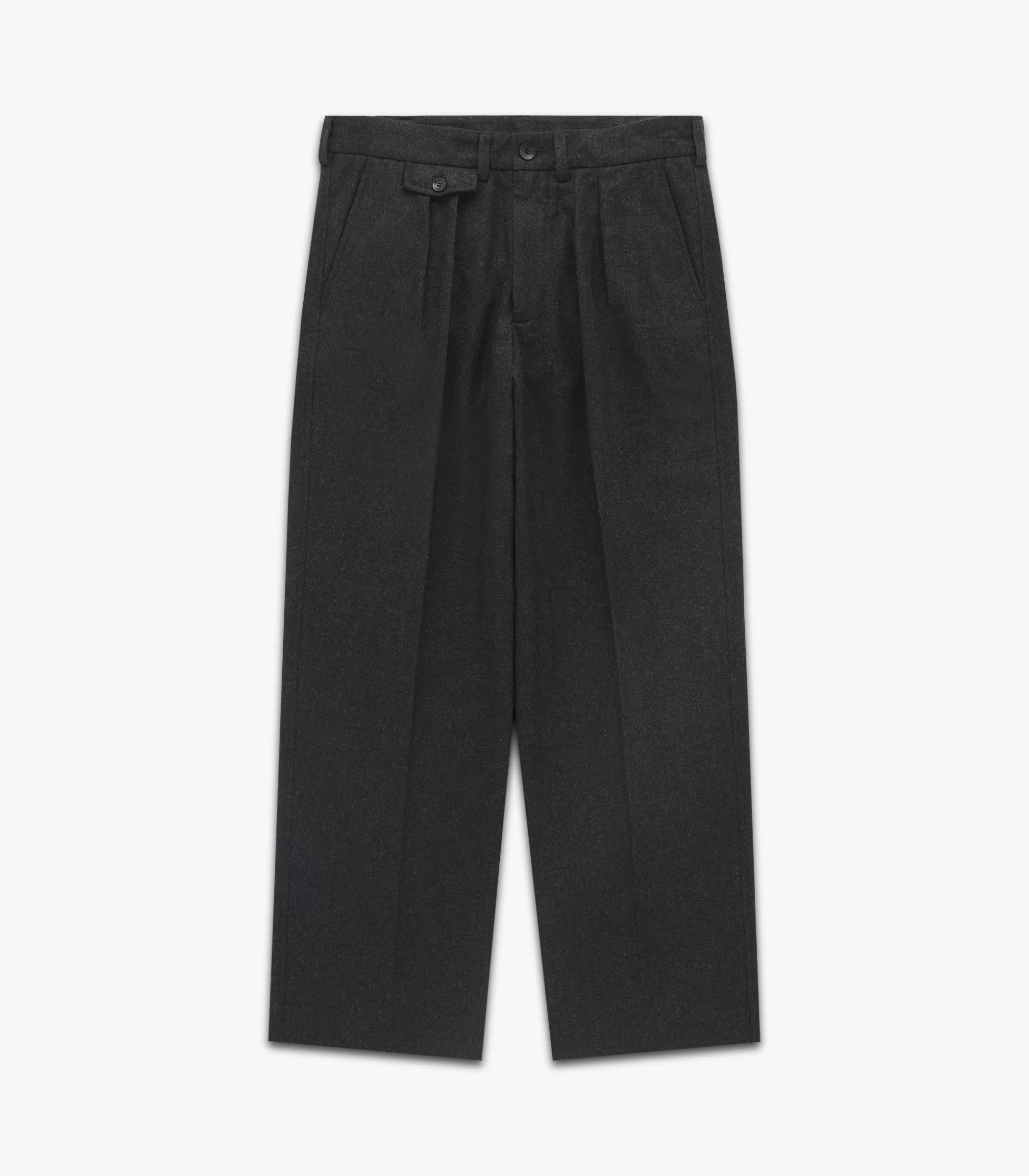 Bottoms^Knickerbocker Town Virgin Wool Pant Charcoal